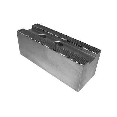 160mm Rectangular Soft Top Jaw With Inch Serration Piece  50mmHeight, 3PK